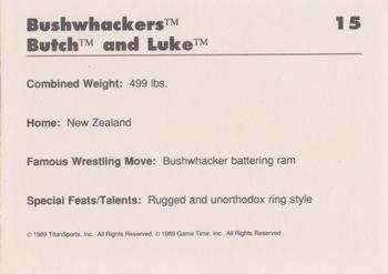 1990 Classic WWF #15 The Bushwhackers Back