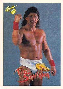 1990 Classic WWF #21 Tito Santana Front