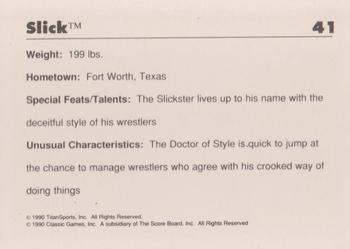 1990 Classic WWF #41 Slick Back