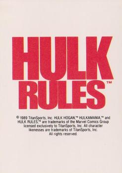 1990 Classic WWF #145 Hulk Rules Front