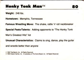 1990 Classic WWF #80 Honky Tonk Man Back
