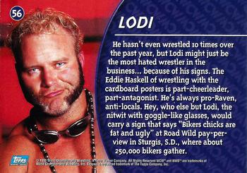 1998 Topps WCW/nWo #56 Lodi  Back