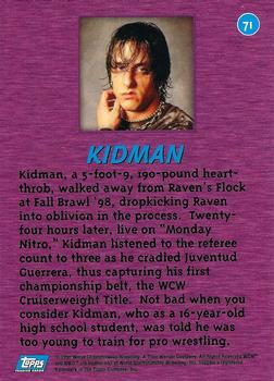 1998 Topps WCW/nWo #71 Kidman  Back