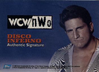 1998 Topps WCW/nWo - Authentic Signatures #NNO Disco Inferno  Back