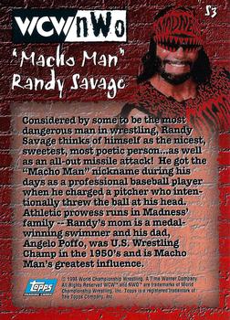 1998 Topps WCW/nWo - Stickers #S3 Macho Man Randy Savage  Back