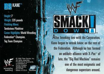 1999 Comic Images WWF SmackDown! #13 Kane  Back