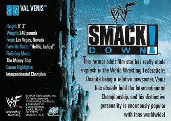 1999 Comic Images WWF SmackDown! #27 Val Venis  Back