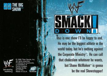 1999 Comic Images WWF SmackDown! #44 The Big Show  Back
