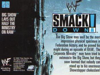 1999 Comic Images WWF SmackDown! #63 The Big Show  Back