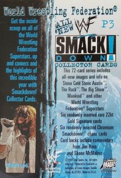 1999 Comic Images WWF SmackDown! - Promos #P3 Mankind  Back