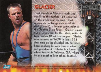 1999 Topps WCW/nWo Nitro #16 Glacier  Back