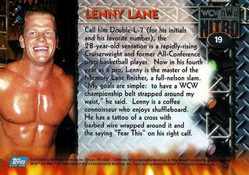 1999 Topps WCW/nWo Nitro #19 Lenny Lane  Back