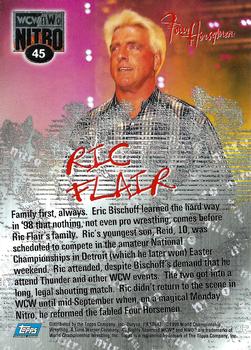 1999 Topps WCW/nWo Nitro #45 Ric Flair  Back