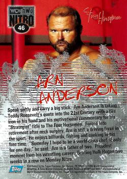 1999 Topps WCW/nWo Nitro #46 Arn Anderson  Back