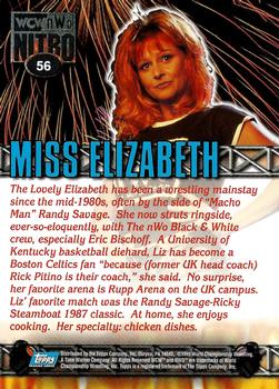 1999 Topps WCW/nWo Nitro #56 Miss Elizabeth  Back