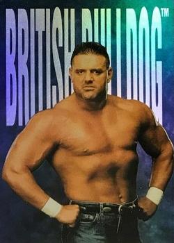 2000 Comic Images WWF No Mercy - Hardcore Champions Holofoil #C7 British Bulldog  Front