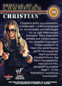 2001 Fleer WWF Championship Clash #46 Christian Back