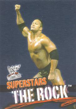 2001 Fleer WWF Wrestlemania #1 The Rock  Front