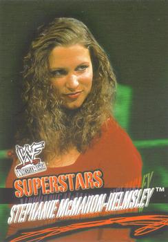 2001 Fleer WWF Wrestlemania #24 Stephanie McMahon-Helmsley Front