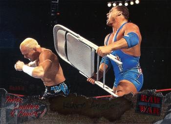 2001 Fleer WWF Raw Is War - Tables, Ladders, & Chairs #12TLC Kurt Angle  Front