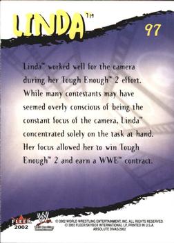 2002 Fleer WWE Absolute Divas #97 Linda Back