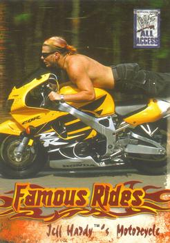 2002 Fleer WWF All Access - Famous Rides #9 FR Jeff Hardy's Motorcycle Front