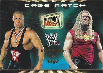 2002 Fleer WWE Royal Rumble - Gimmick Matches #GM4 Kurt Angle vs. Edge Front