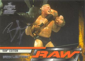 2002 Fleer WWE Raw vs. SmackDown #19 Brock Lesnar  Front