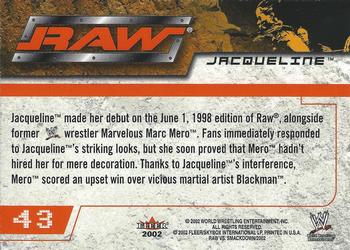 2002 Fleer WWE Raw vs. SmackDown #43 Jacqueline  Back