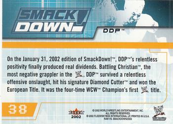 2002 Fleer WWE Raw vs. SmackDown #38 Diamond Dallas Page  Back