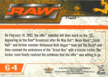 2002 Fleer WWE Raw vs. SmackDown #64 nWo Back