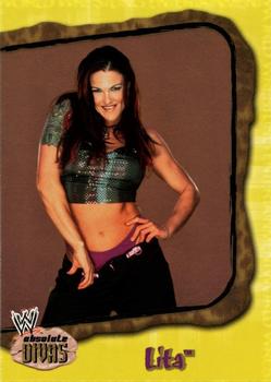 2002 Fleer WWE Absolute Divas - Diva Gems Gold #29 Lita  Front