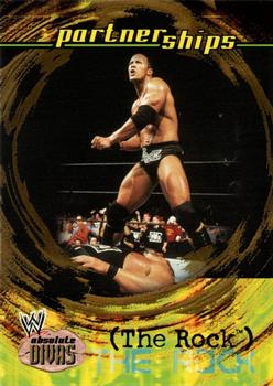 2002 Fleer WWE Absolute Divas - Diva Gems Gold #59 The Rock Front