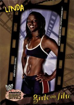 2002 Fleer WWE Absolute Divas - Diva Gems Gold #97 Linda Front