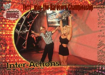 2002 Fleer WWE Absolute Divas - Inter-Actions #2 IA Terri Wins The Hardcore Championship  Front