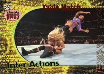 2002 Fleer WWE Absolute Divas - Inter-Actions #8 IA Table Match  Front