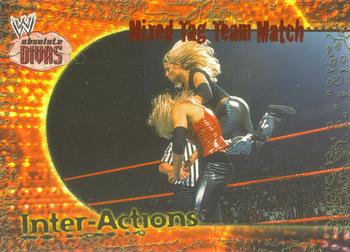 2002 Fleer WWE Absolute Divas - Inter-Actions #9 IA Intergender Tag Match  Front