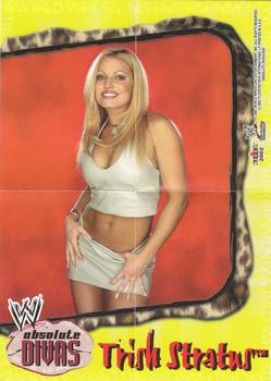 2002 Fleer WWE Absolute Divas - Posters #NNO Trish Stratus  Front