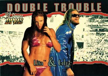 2003 Fleer WWE Divine Divas #82 Lita / Edge Front