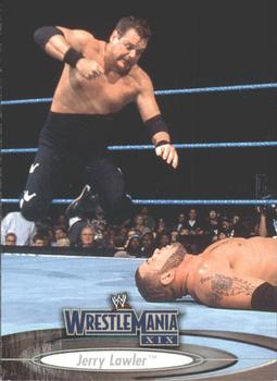 2003 Fleer WWE WrestleMania XIX #34 Jerry Lawler  Front