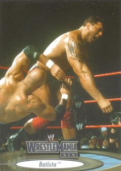 2003 Fleer WWE WrestleMania XIX #5 Batista  Front