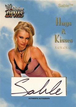 2003 Fleer WWE Divine Divas - Hugs And Kisses Autographs #NNO Sable Front