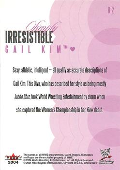 2004 Fleer WWE Chaos #82 Gail Kim Back