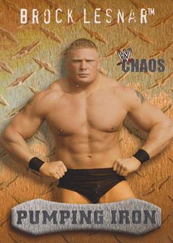 2004 Fleer WWE Chaos #86 Brock Lesnar Front