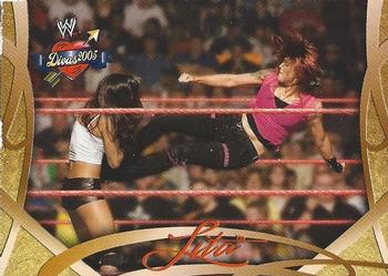 2004 Fleer WWE Divine Divas 2005 #1 Lita Front