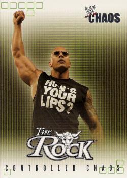 2004 Fleer WWE Chaos - Controlled Chaos #14 CC The Rock  Front