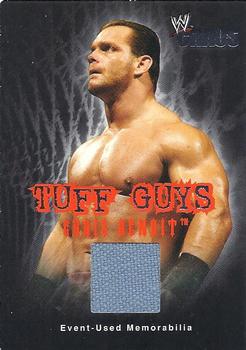 2004 Fleer WWE Chaos - Tuff Guys Event Used Mat #TG-CB Chris Benoit  Front