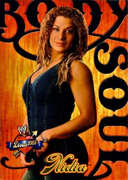 2004 Fleer WWE Divine Divas 2005 - Body And Soul #9 BS Nidia Front