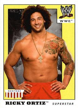 2008 Topps Heritage IV WWE #2 Ricky Ortiz  Front