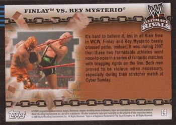 2008 Topps WWE Ultimate Rivals #14 Finlay vs. Rey Mysterio  Back